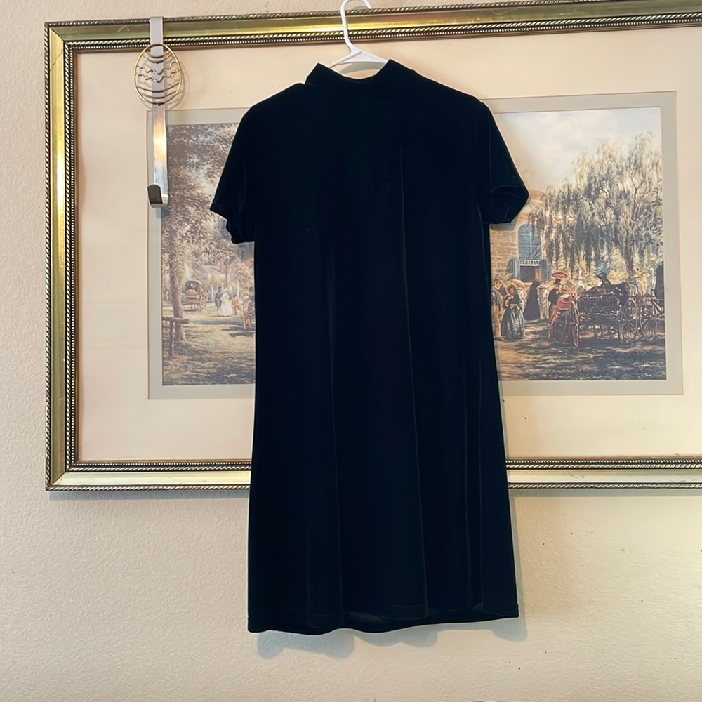 Black Velvet/Soft Baby Doll Type Dress